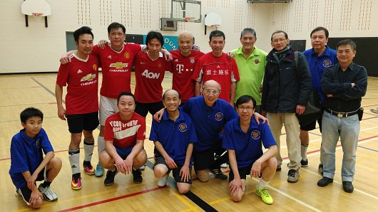 Friendly Indoor Soccer Match with CU Alumni